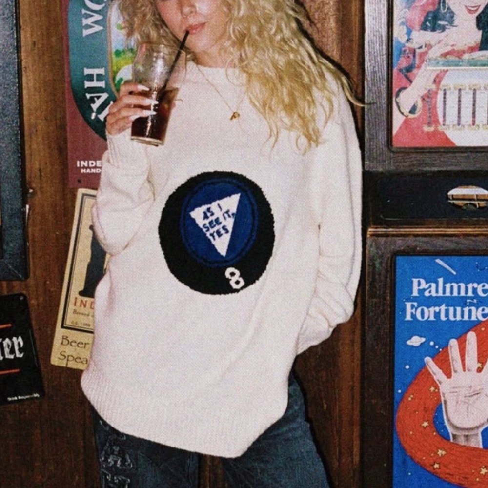 8 ball sweater twin flames